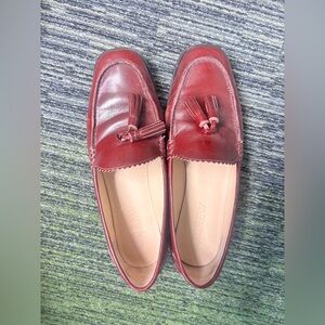 J.Crew Women’s Maison tassel loafers in Italian leather Size 8.5